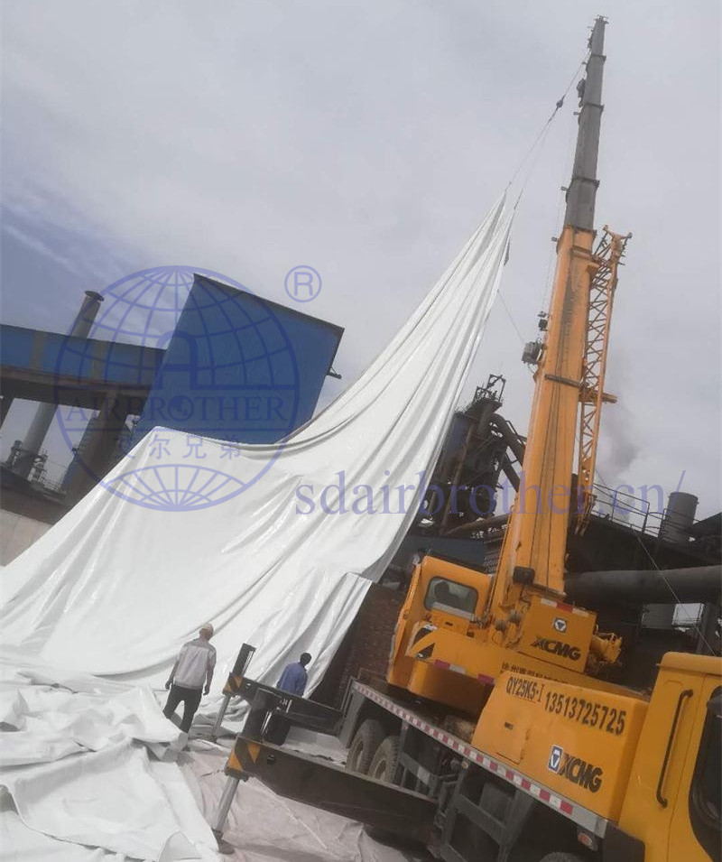 氣膜結(jié)構(gòu)建筑安裝中 氣膜結(jié)構(gòu)建筑安裝中