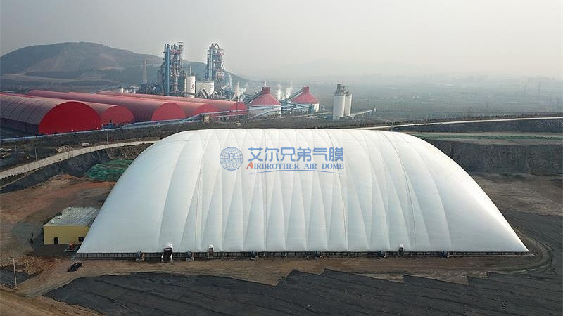 綠色氣膜煤棚 綠色氣膜煤棚