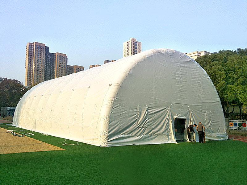 武漢第七中學(xué)氣肋式膜結(jié)構(gòu)體育館 武漢第七中學(xué)氣肋式膜結(jié)構(gòu)體育館